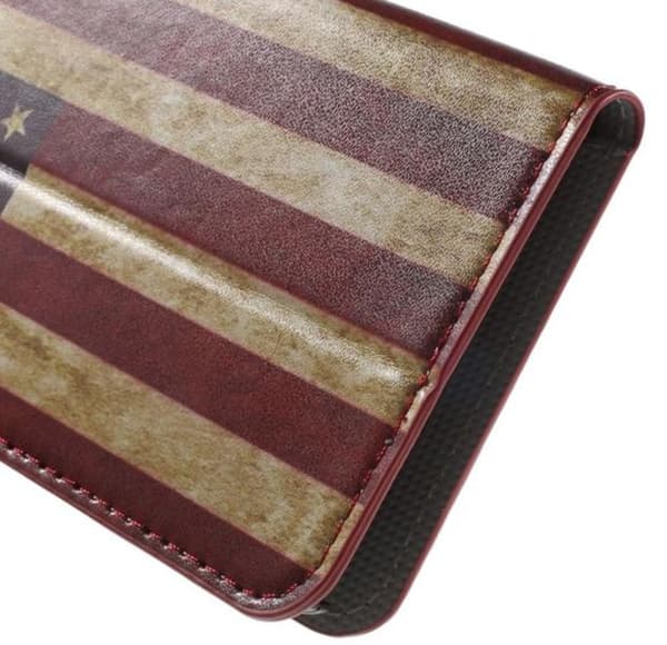 Plånboksfodral Samsung Galaxy S7 Edge - Flagga USA