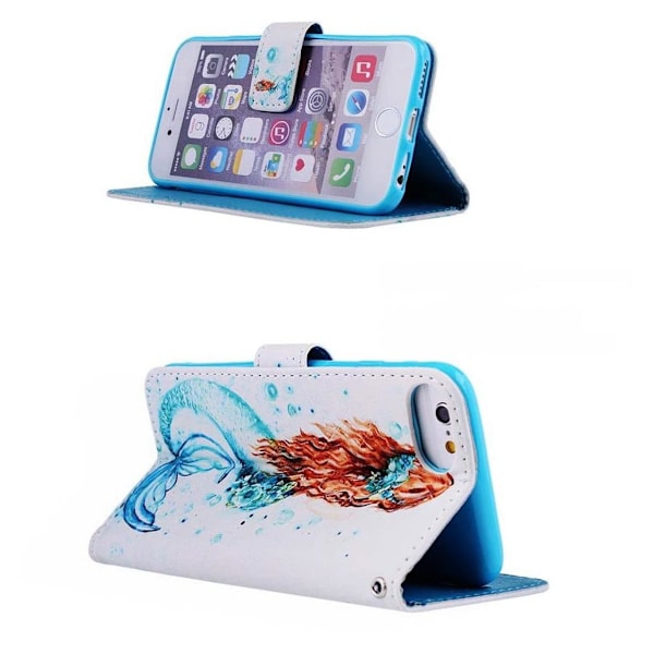 Plånboksfodral Apple iPhone 6 – Sjöjungfru