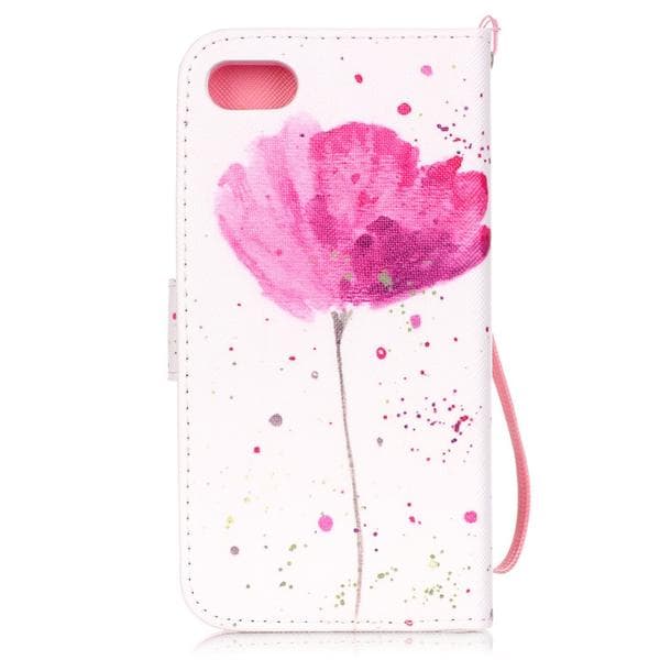 Plånboksfodral iPhone SE (2022) - Rosa Blomma