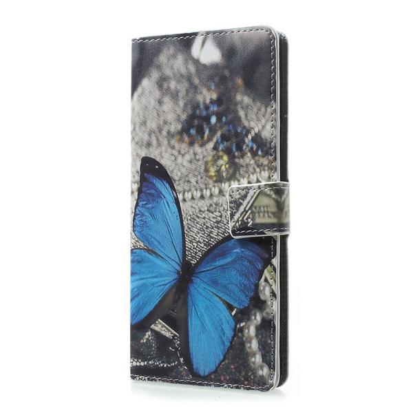 Plånboksfodral Sony Xperia 1 - Blå Fjäril