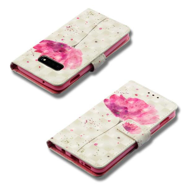 Plånboksfodral Samsung Galaxy S10e – Rosa Blomma