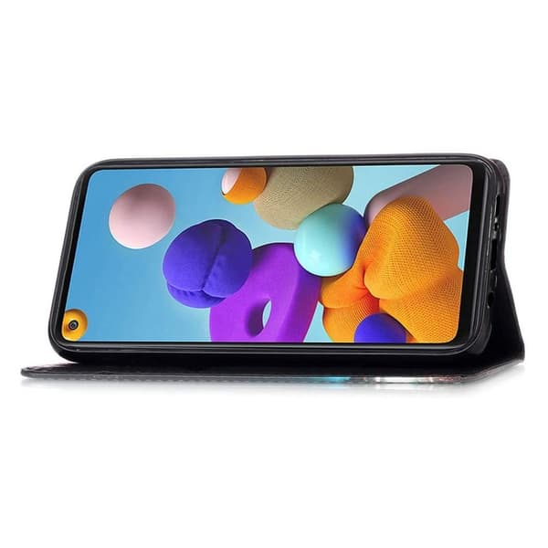 Lompakkokotelo Samsung Galaxy A21s - Ruusut