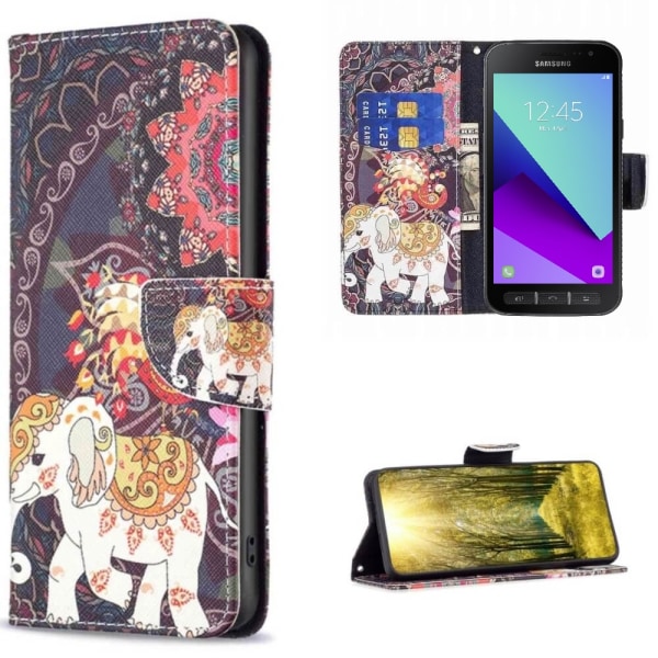 Plånboksfodral Samsung Xcover 4 – Indiskt / Elefant