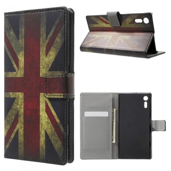 Plånboksfodral Sony Xperia XZ och XZs - Flagga UK