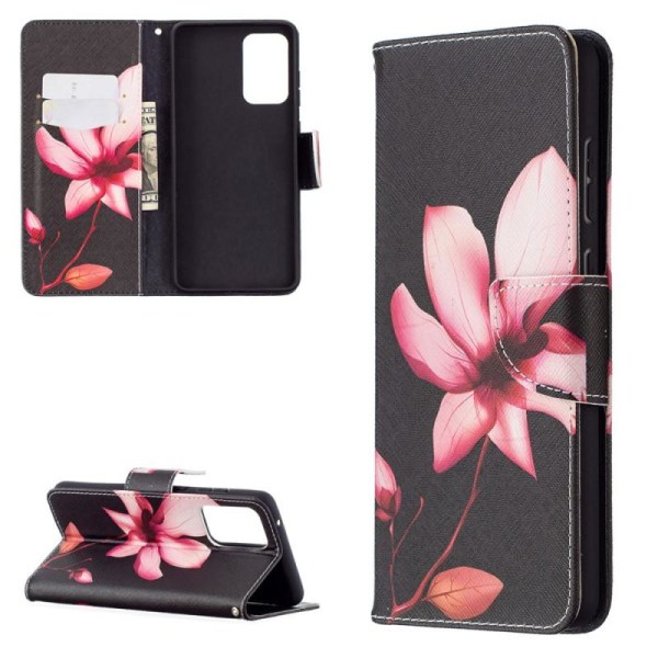 Plånboksfodral Samsung Galaxy A52 / A52s - Rosa Blomma