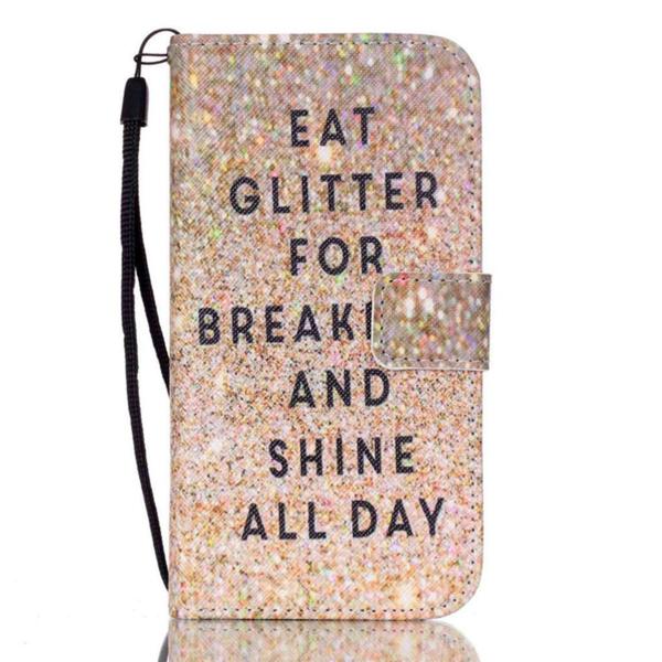 Plånboksfodral Samsung Galaxy S7 – Eat Glitter And Shine