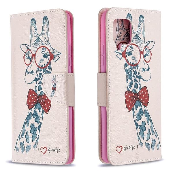 Plånboksfodral Samsung Galaxy A12 - Giraff