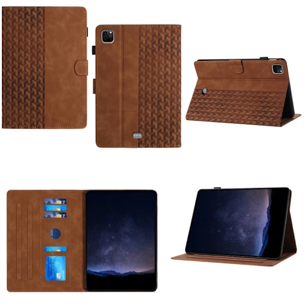 Fodral iPad Air (2024) M2 Kuber - 5 Färger Brun