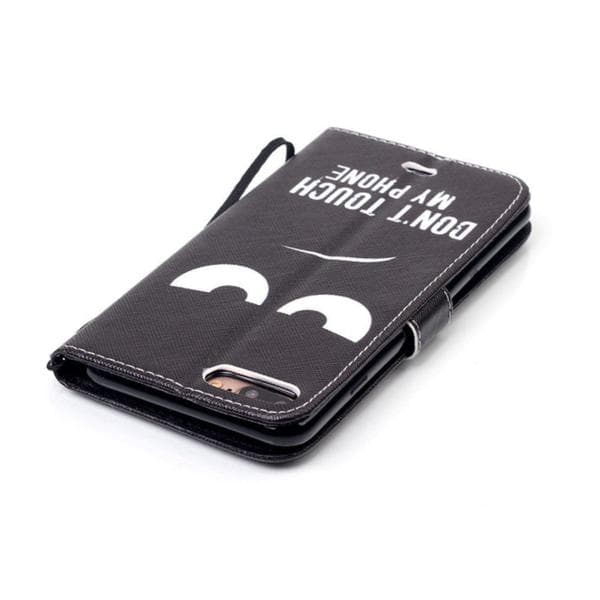 Plånboksfodral iPhone 8 Plus – Don’t Touch My Phone