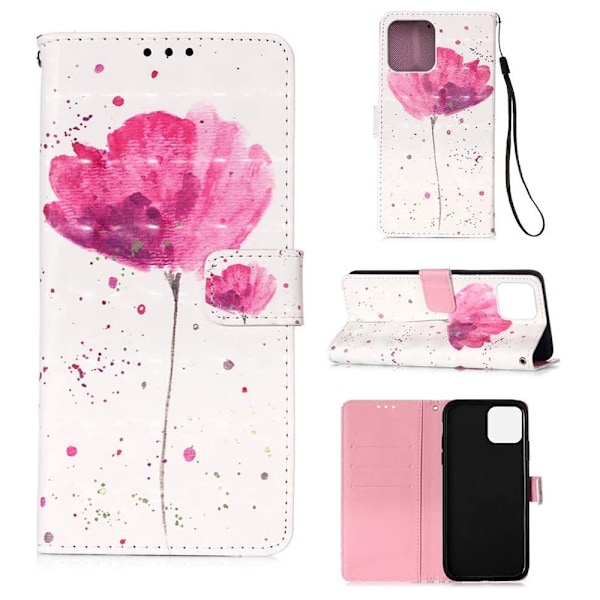 Plånboksfodral iPhone 15 Pro Max – Rosa Blomma