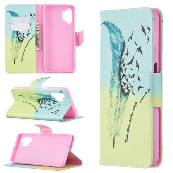 Lompakkokotelo Samsung Galaxy A32 - Take These Broken Wings
