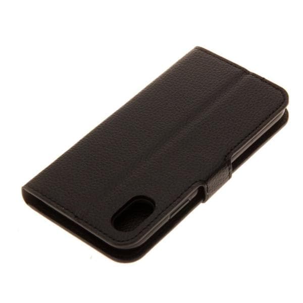 Plånboksfodral iPhone X / iPhone Xs - Svart Black