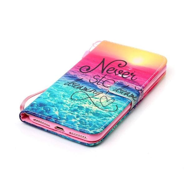 Plånboksfodral Apple iPhone 8 Plus – Never Stop Dreaming