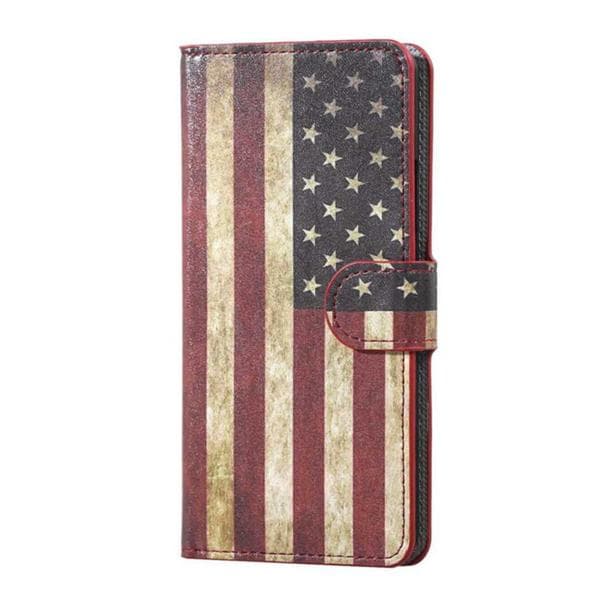 Plånboksfodral Huawei P20 Lite - Flagga USA