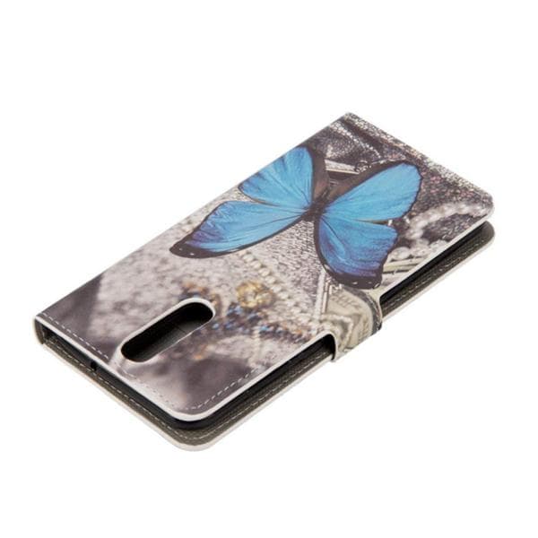 Plånboksfodral Huawei Mate 10 Lite – Blå Fjäril