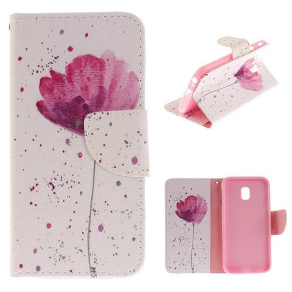 Plånboksfodral Samsung Galaxy J3 (2017) – Rosa Blomma