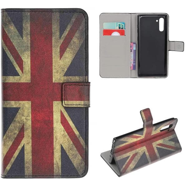 Plånboksfodral Samsung Galaxy Note 10 - Flagga UK