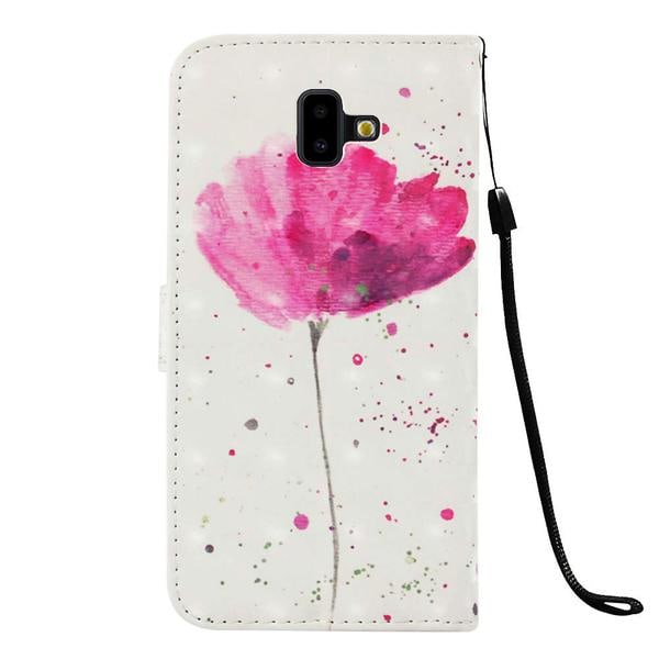 Plånboksfodral Samsung Galaxy J6 Plus – Rosa Blomma