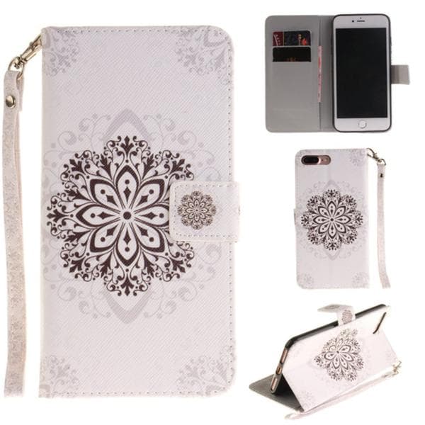 Plånboksfodral Apple iPhone 8 Plus – Mandala Brun