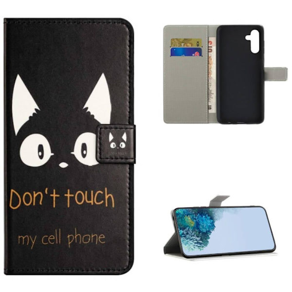 Lompakkokotelo Samsung Galaxy A54 - Dont Touch My Cell Phone