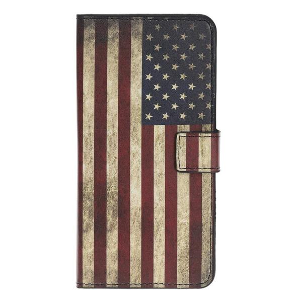 Plånboksfodral Samsung Galaxy A40 - Flagga USA