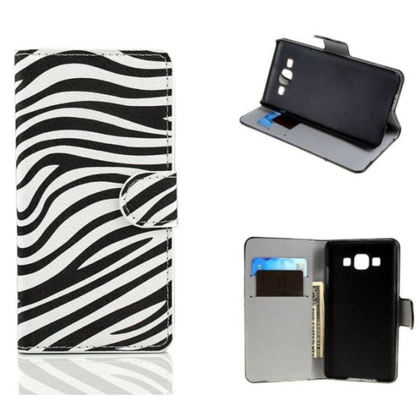 Plånboksfodral Samsung Galaxy A7 (SM-A700) - Zebra