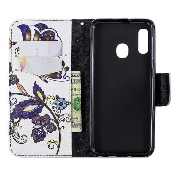 Plånboksfodral Samsung Galaxy A40 – Elegant Fjäril