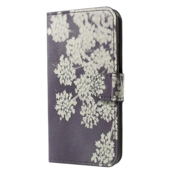 Plånboksfodral iPhone X / iPhone Xs - Små Blommor