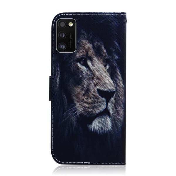 Plånboksfodral Samsung Galaxy A02s – Lejon