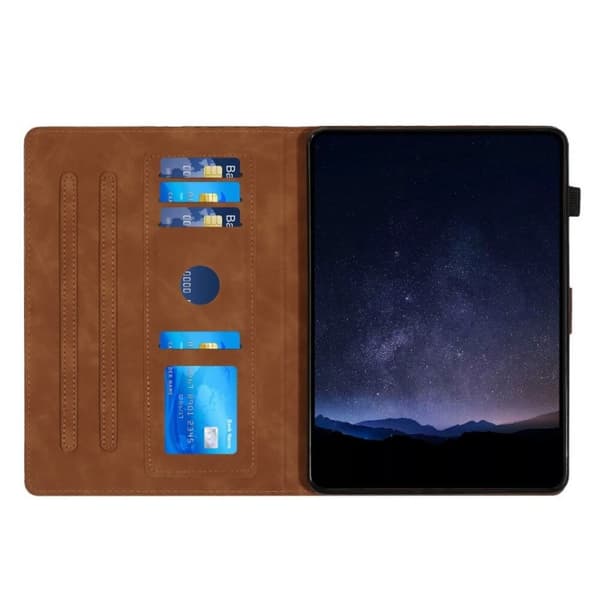 Fodral iPad (A16) (2025) Kuber - 5 Färger Brun