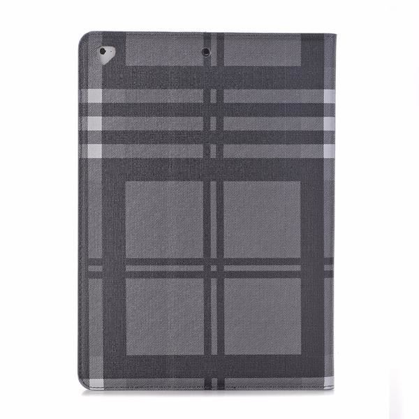 Plånboksfodral iPad 9,7" (2017/2018) - Rutmönster, 3 Färger Beige