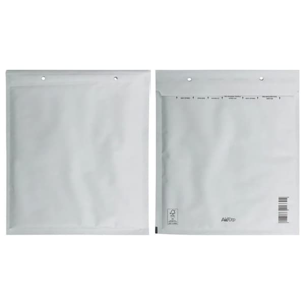 100st Bubbelpåsar 175x165 mm (CD) - Vita