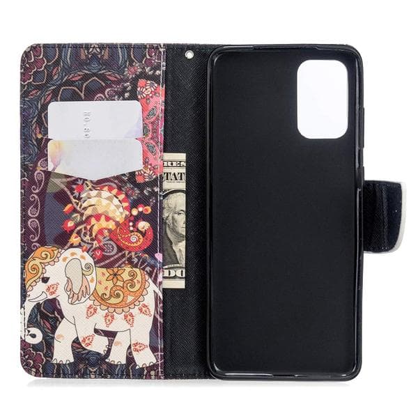 Plånboksfodral Samsung Galaxy S20 Plus – Indiskt / Elefant