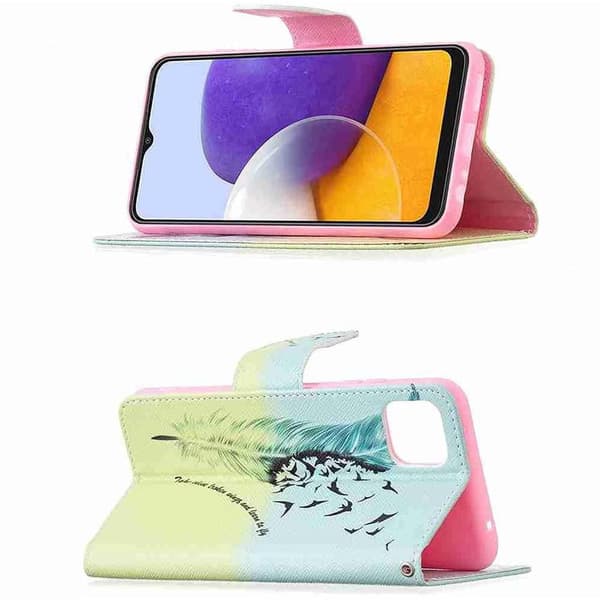 Lompakkokotelo Samsung Galaxy A03 - Take These Broken Wings