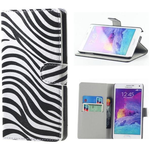 Plånboksfodral Samsung Galaxy Note 4 (SM-N910F) - Zebra
