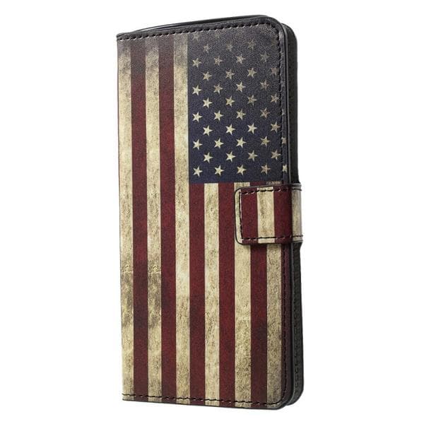 Plånboksfodral Huawei P30 Pro - Flagga USA