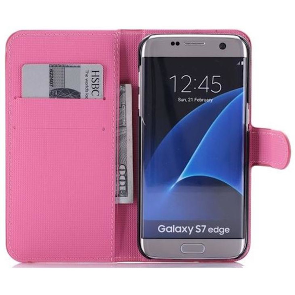 Plånboksfodral Samsung Galaxy S7 Edge - Aztek
