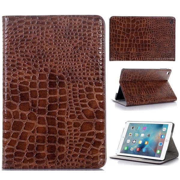 Plånboksfodral iPad Mini 5 (2019) - 5 Färger, Krokodilmönster Röd