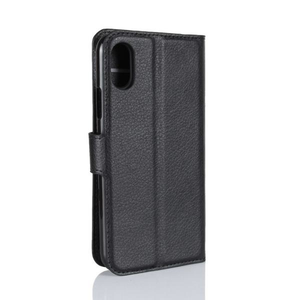 Plånboksfodral iPhone X / iPhone Xs - Svart Black