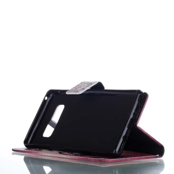 Plånboksfodral Samsung Galaxy Note 8 – Drömfångare Rosa/Röd