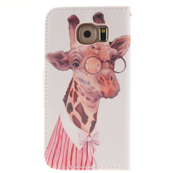 Plånboksfodral Samsung Galaxy S6 Edge – Giraff