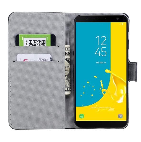 Plånboksfodral Samsung Galaxy J4 Plus - Flagga USA