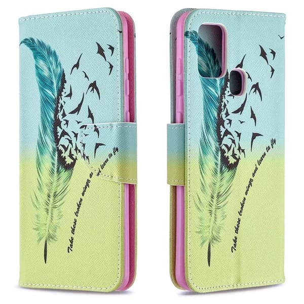 Lompakkokotelo Samsung Galaxy A21s - Take These Broken Wings