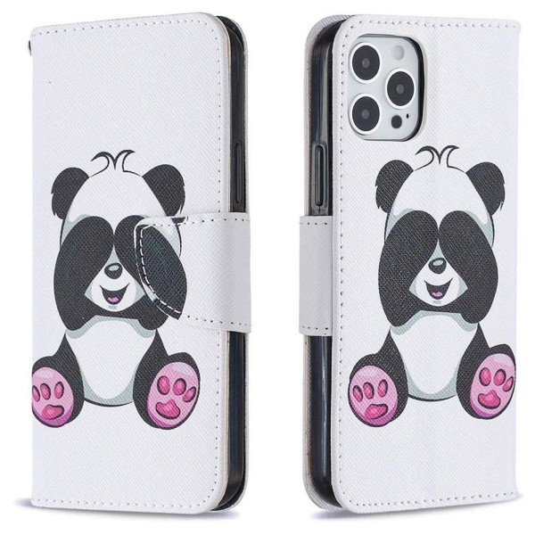 Lompakkokotelo iPhone 12 Pro Max - Panda