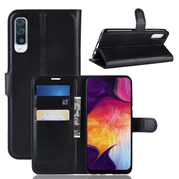 Plånboksfodral Samsung Galaxy A50 - Svart Black