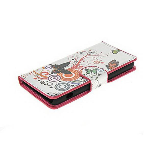 Plånboksfodral Sony Xperia Z3 Compact - Fjärilar & Blommor