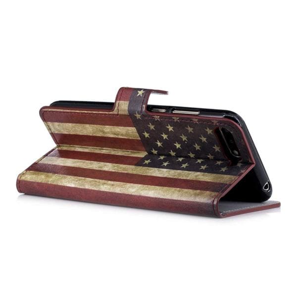 Plånboksfodral Huawei Y6 2018 - Flagga USA