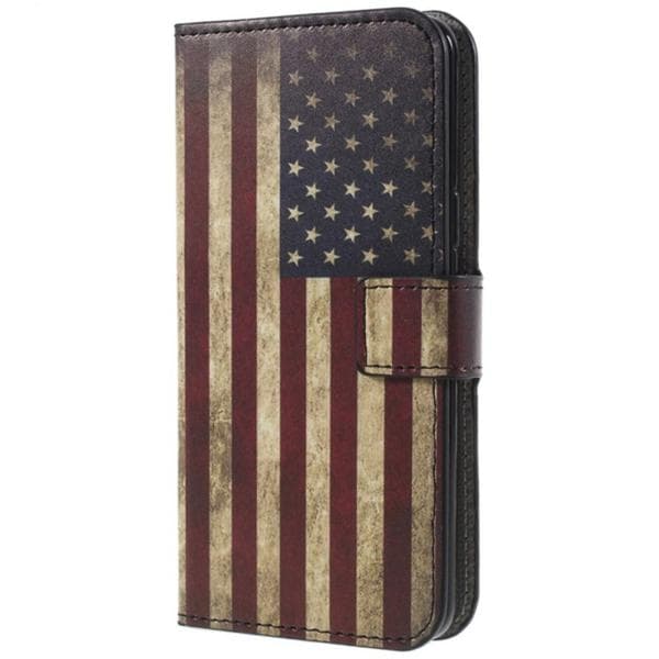 Plånboksfodral Samsung Galaxy S9 Plus - Flagga USA