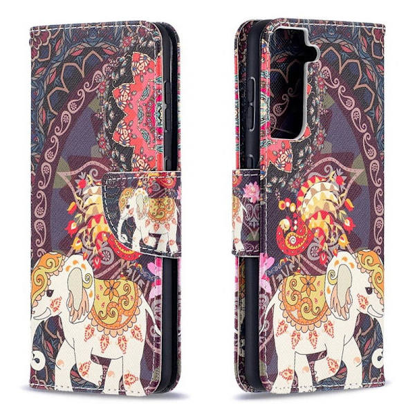 Plånboksfodral Samsung Galaxy S22 Plus - Indiskt / Elefant