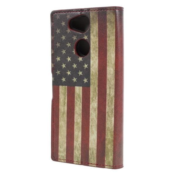 Plånboksfodral Sony Xperia XA2 - Flagga USA